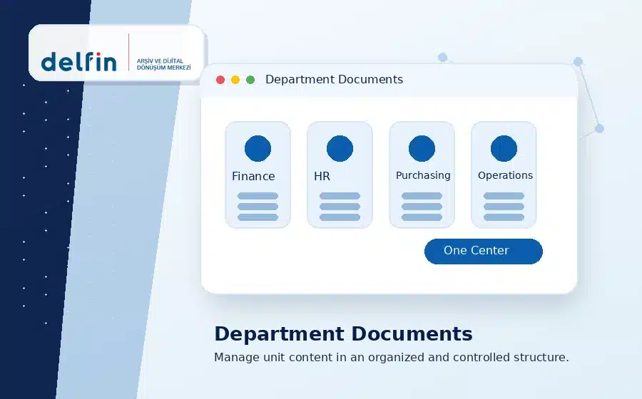 Delfin department document management