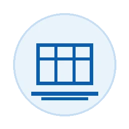 Space saving icon