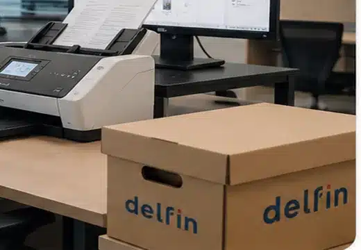 Digital archiving box and scanner